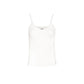Morgan De Toi Cream Viscose Tank Tops