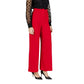 Morgan De Toi Red Polyester Casual Pants