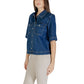Only Blue Cotton Shortsleeve Shirt