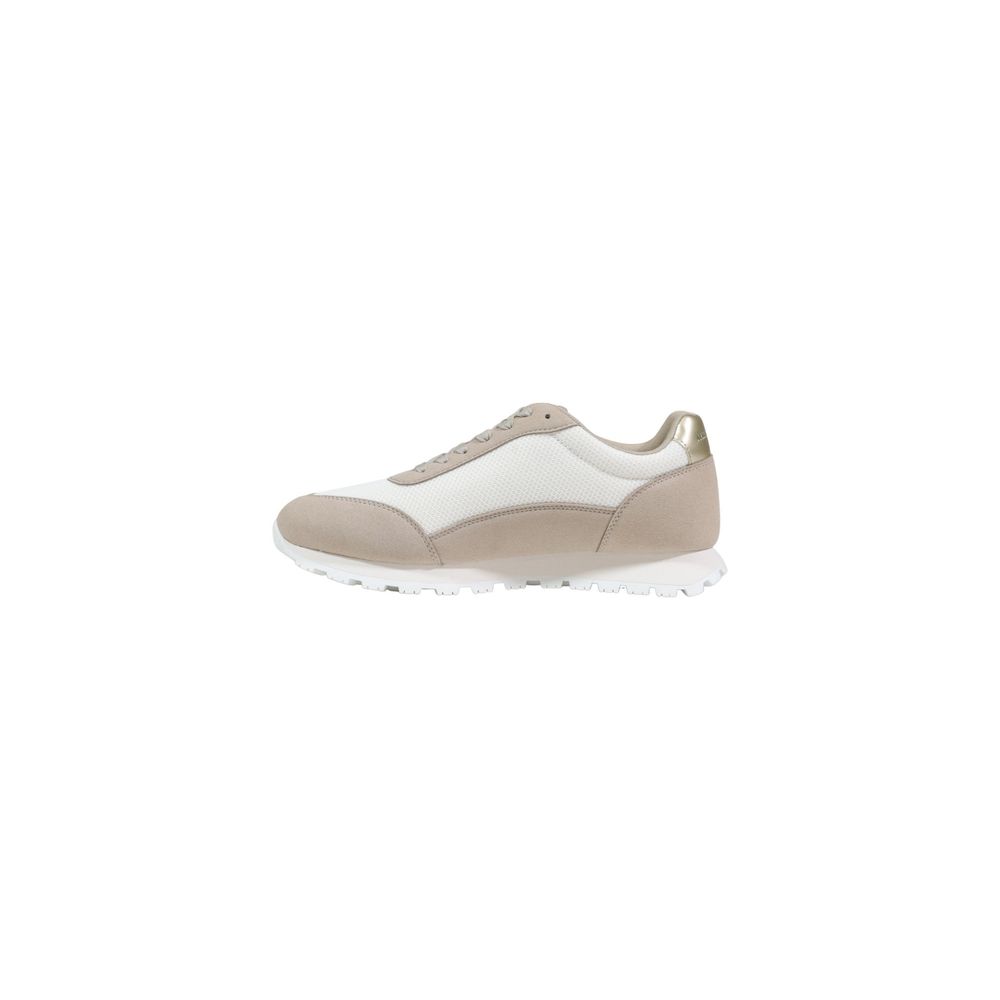 Armani Exchange Beige Polyester Athletic Sneakers