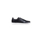 EA7 Emporio Armani Black Leather Sneakers