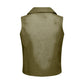 Jacqueline De Yong Green Cotton Waistcoat