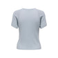 Jacqueline De Yong Blue Viscose T-Shirt