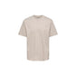 Only & Sons Beige Organic Cotton T-Shirt