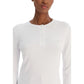 Calvin Klein Jeans White Cotton Long Sleeve T-Shirt
