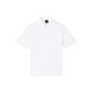 Armani Exchange White Cotton Polo Shirt