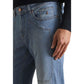 Jeckerson Light Blue Recycled Polyester Skinny Jeans