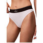 Calvin Klein Underwear White Recycled Polyester Pantie