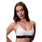 Calvin Klein Underwear White Polyester Bra