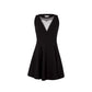 Morgan De Toi Black Polyester Midi Dress