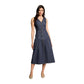 Morgan De Toi Blue Cotton Long Dress