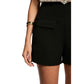 Morgan De Toi Black Recycled Polyester Shorts