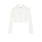 Morgan De Toi White Recycled Polyester Blazer