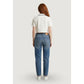 Replay Blue Cotton Relaxed Fit Jeans