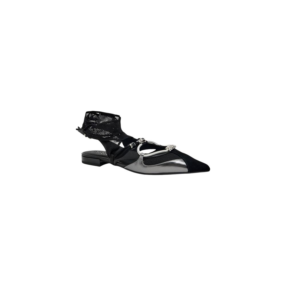 PINKO Black Leather Platform Pumps