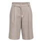Only Gray Recycled Polyester Bermuda Shorts