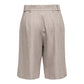 Only Gray Recycled Polyester Bermuda Shorts