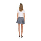 Only Gray Recycled Polyester Mini Skirt