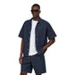Only & Sons Blue Cotton Shortsleeve Shirt
