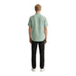 Gianni Lupo Green Linen Shortsleeve Shirt