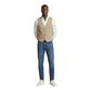 Gianni Lupo Beige Cotton Waistcoat