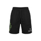County of Milan Black Cotton Bermuda Shorts