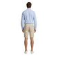 Borghese Beige Linen Bermuda Shorts