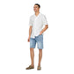 Only & Sons White Linen Shortsleeve Shirt