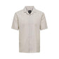 Only & Sons Beige Linen Shortsleeve Shirt