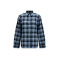 Off-White Blue Cotton Shirt