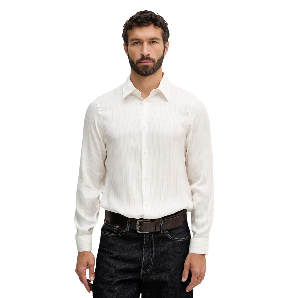 Armani Exchange Bicolor Viscose Shirt