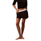 Calvin Klein Underwear Black Cotton Set Sleepwear