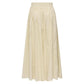 Jacqueline De Yong Beige Cotton Long Skirt