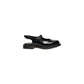 Dr. Martens Black Leather Flat Sandals