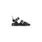 Dr. Martens Black Leather Flat Sandals