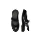 Dr. Martens Black Leather Flat Sandals