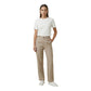 Only Beige Viscose Casual Pants