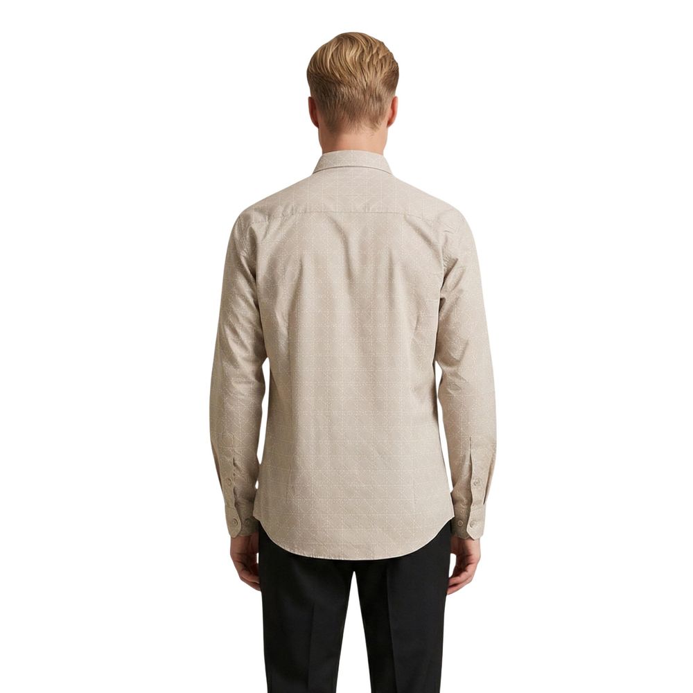 Gianni Lupo Beige Viscose Shirt