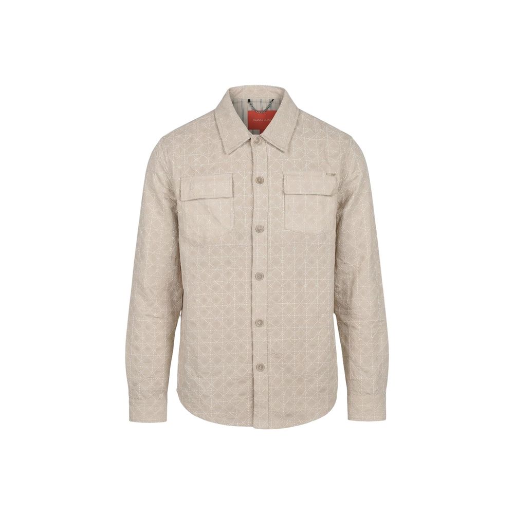 Gianni Lupo Beige Viscose Shirt