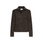 Jacqueline De Yong Brown Polyester Full-Length Jacket
