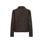 Jacqueline De Yong Brown Polyester Full-Length Jacket