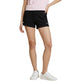 Tommy Hilfiger Jeans Black Recycled Cotton Short And Mini Shorts