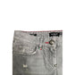Philipp Plein Grey Fabric Women Jeans