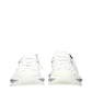 Dolce & Gabbana White Fabric Athletic Sneakers
