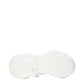 Dolce & Gabbana White Fabric Athletic Sneakers
