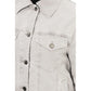 Giacca da donna in cotone grigio