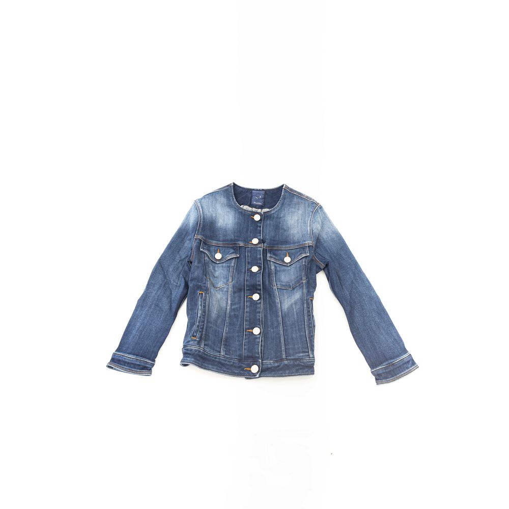 Giacca da donna in cotone blu