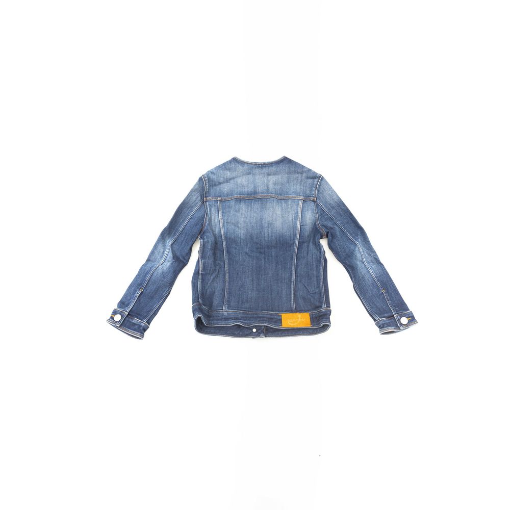 Giacca da donna in cotone blu
