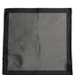 Dolce & Gabbana Black White Patterned Pocket Square Scarf