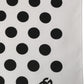 Dolce & Gabbana White Black Polka Dot Square Foulard Scarf